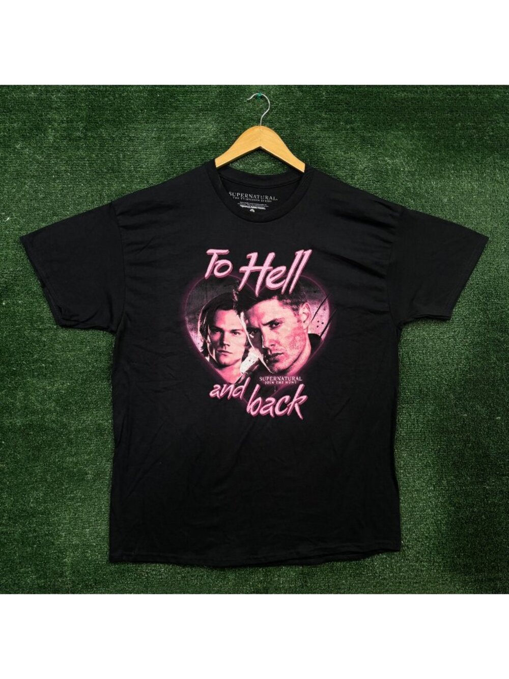 Supernatural To Hell and Back Sam and Dean T-Shirt Size Extra Large